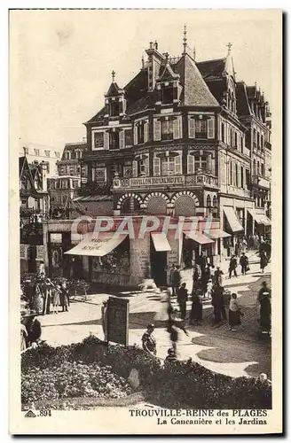 Ansichtskarte AK Trouville La Reine Des Plages La Cancaniere et Les Planches Pavillon Royal hotel