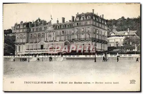 Cartes postales Trouville L&#39Hotel des Roches Noires