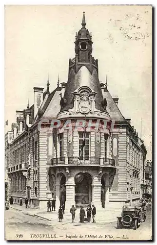 Cartes postales Trouville Facade de L&#39Hotel de Ville