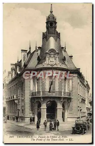 Cartes postales Trouville Facade de L&#39Hotel de Ville