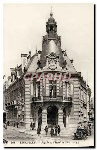 Cartes postales Trouville Facade de L&#39Hotel de Ville