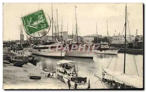 Cartes postales Trouville Deauville Bateaux Yachts