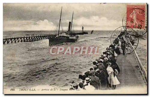 Ansichtskarte AK Trouville Arrivee de la touques Bateau