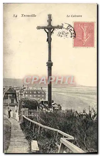 Ansichtskarte AK Trouville Le calvaire