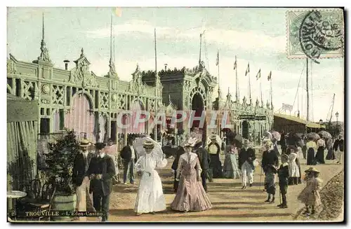 Cartes postales Trouville L'eden casino