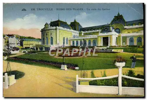 Ansichtskarte AK Trouville Reine des plages un coin du casino