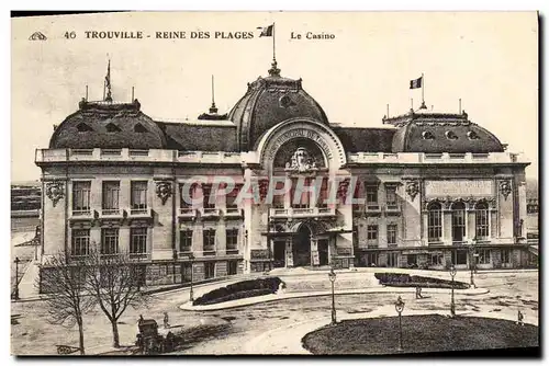 Cartes postales Trouville Reine des plages le casino