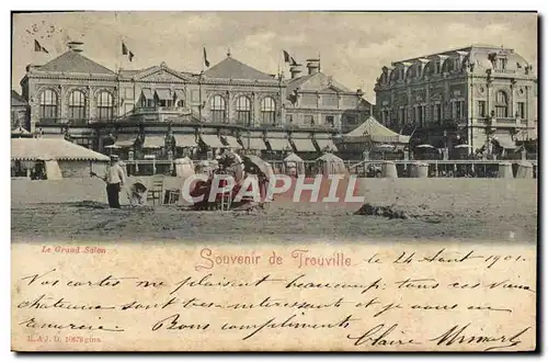 Cartes postales Souvenir de Trouville Le grand salon