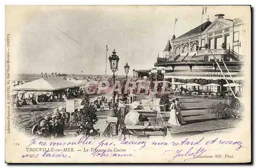 Cartes postales Trouville Sur mer la terrasse du casino