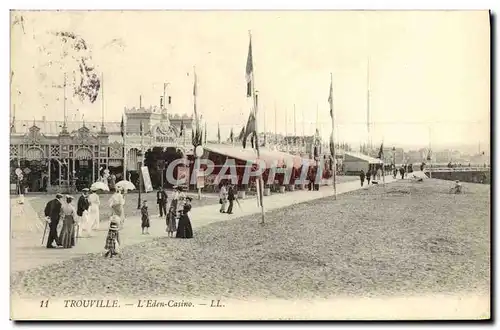 Cartes postales Trouville L'Eden casino