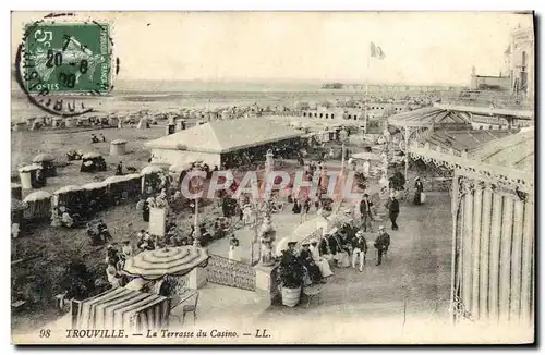 Cartes postales Trouville La terrasse du casino