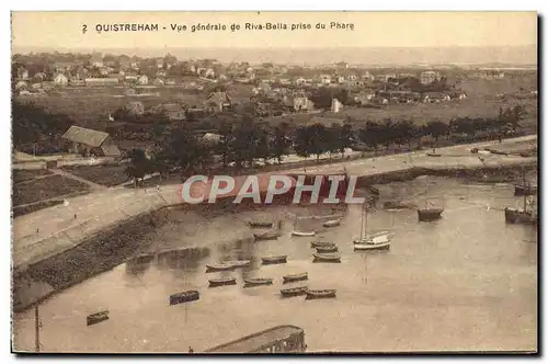 Ansichtskarte AK Ouistreham vue generale de rive bella prise du phare