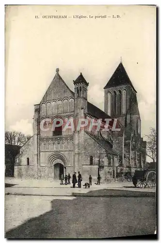 Cartes postales Ouistreham L&#39Eglise le portail