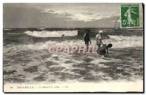 Cartes postales Riva bella le bain a la lame