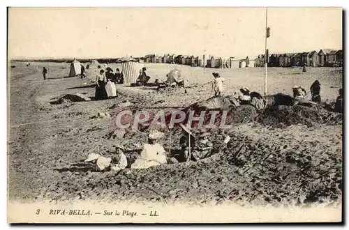 Ansichtskarte AK Riva bella sur la plage Enfants