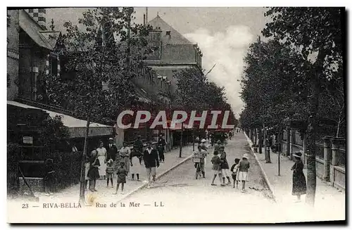 Cartes postales Riva Bella rue de la mer