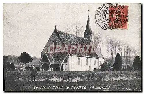 Cartes postales Eglise de oully le vicomte