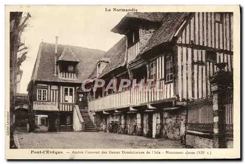 Cartes postales La Normandie Pont I&#39Eveque ancien couvent des dames dominicaines de l&#39Isle