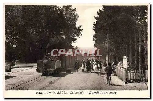 Cartes postales Riva bella L&#39Arret du tramway Train