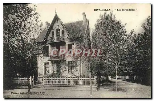 Cartes postales Riva Bella Les hirondelles