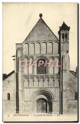Cartes postales Oustreham Le portail de l'eglise