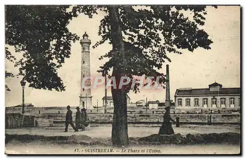 Cartes postales Oustreham Le phare et l&#39usine