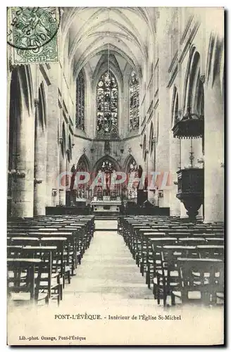 Cartes postales Pont L'Eveque Interieur de l'eglise st michel