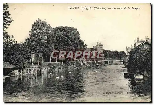 Cartes postales Pont L'Eveque Les bords de la touques