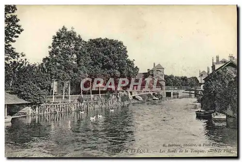 Ansichtskarte AK Pont L&#39Eveque Les bords de la touques