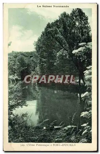 Ansichtskarte AK La Suisse Normandie L&#39Orne pittoresque a Pont d&#39Ouilly