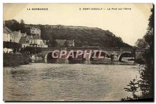 Ansichtskarte AK La Suisse Normandie Pont d&#39Ouilly le pont sur l&#39orne