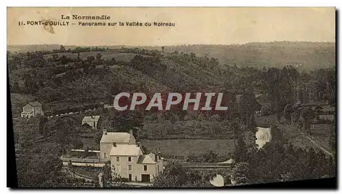 Cartes postales La Normandie Pont d&#39Ouilly panorma sur la vallee du noireau