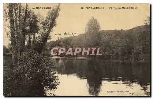 Ansichtskarte AK La Normandie Pont d&#39Ouilly L&#39Orne au moulin neuf Usine electrique