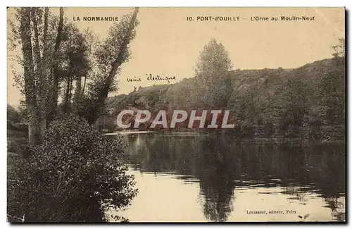 Cartes postales La Normandie Pont d&#39Ouilly L&#39Orne au moulin neuf Usine electrique