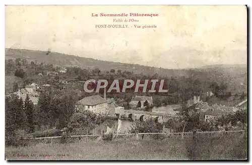 Cartes postales Pont D&#39Ouilly Vue Generale