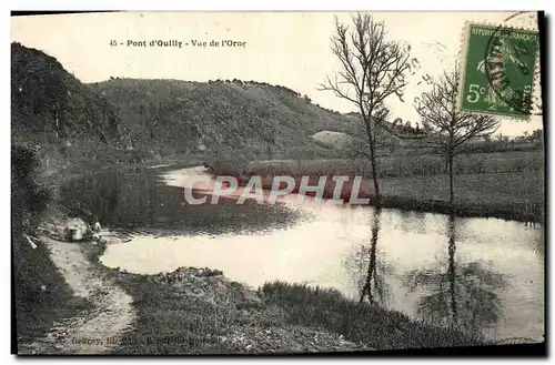 Cartes postales Pont D&#39Ouilly Vue de L&#39Orne Lavandiere