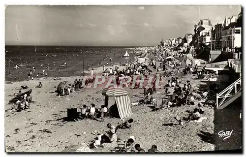 Moderne Karte St Aubin sur Mer Perspective de la Plage