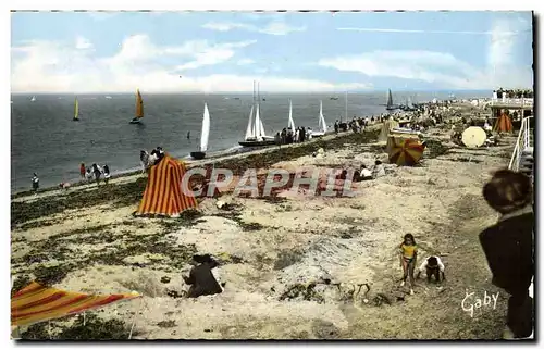 Cartes postales moderne St Aubin sur Mer La Plage un Jour de Regates Bateaux