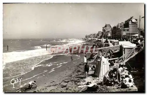 Moderne Karte St Aubin sur Mer La Plage