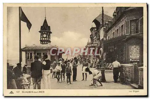 Ansichtskarte AK St Aubin Sur Mer La Digue