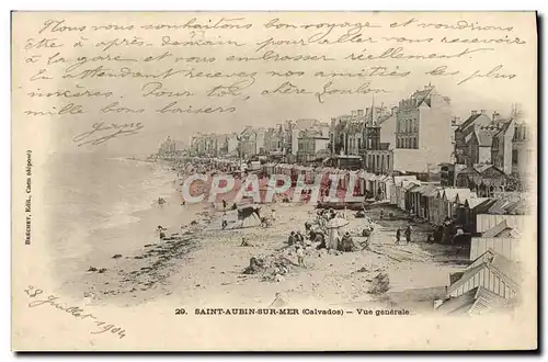 Cartes postales St Aubin Sur Mer Vue Generale