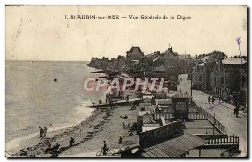 Cartes postales Saint Aubin Vue Generale de la Digue