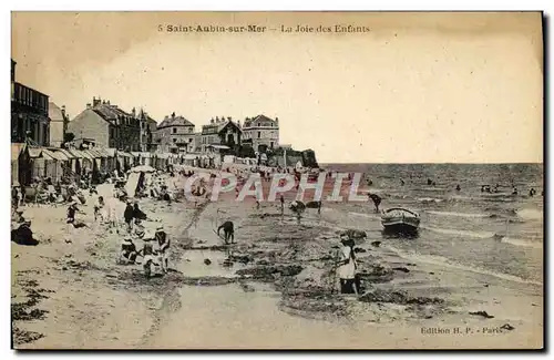 Ansichtskarte AK Saint Aubin sur Mer La Joie des Enfants