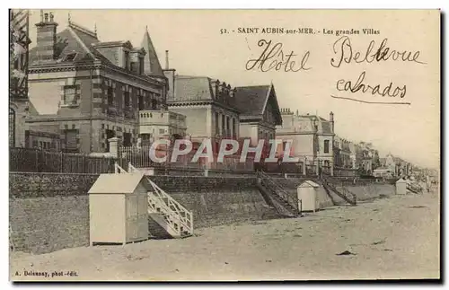 Cartes postales Saint Aubin sur Mer Les Grandes Villas