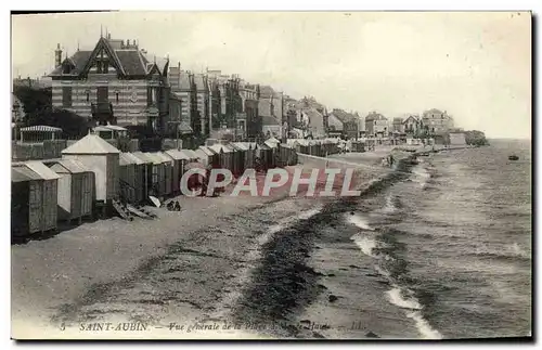 Cartes postales Saint Aubin Vue Generale de la Plage