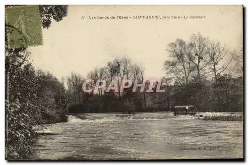 Cartes postales Saint Andre pres Caen Le deversoir