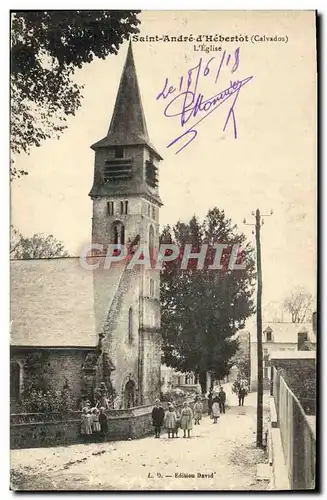 Cartes postales Saint Andre d&#39Hebertot L&#39Eglise