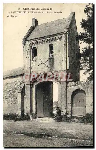 Cartes postales Le prieure de Saint Gabriel Porte d&#39entree