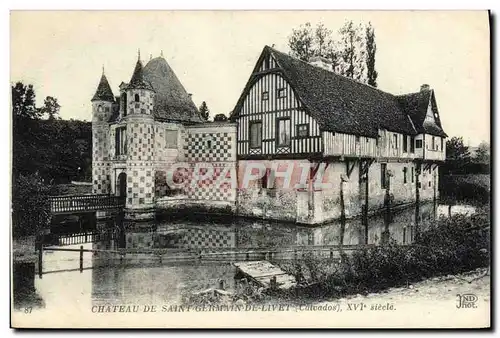 Cartes postales Saint Germain De Livet Le Chateau