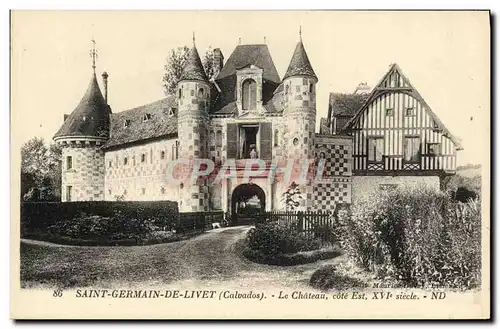 Cartes postales Saint Germain De Livet Le Chateau